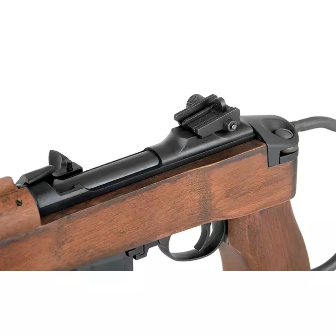 [Zestaw] Replika karabinka M1A1 Paratrooper - Real Wood [King Arms] + Magazynek Green Gaz 35 kulek do serii King Arms M1/M2 [King Arms]