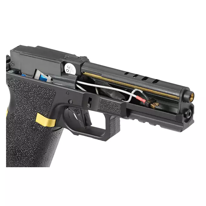 [Zestaw] Replika AEP CM.135S Salient Arms BLU MOSFET [6mmProShop] + Latarka pistoletowa X300 ULTRA - black [WADSN]