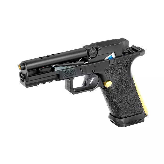 [Zestaw] Replika AEP CM.135S Salient Arms BLU MOSFET [6mmProShop] + Latarka pistoletowa X300 ULTRA - black [WADSN]