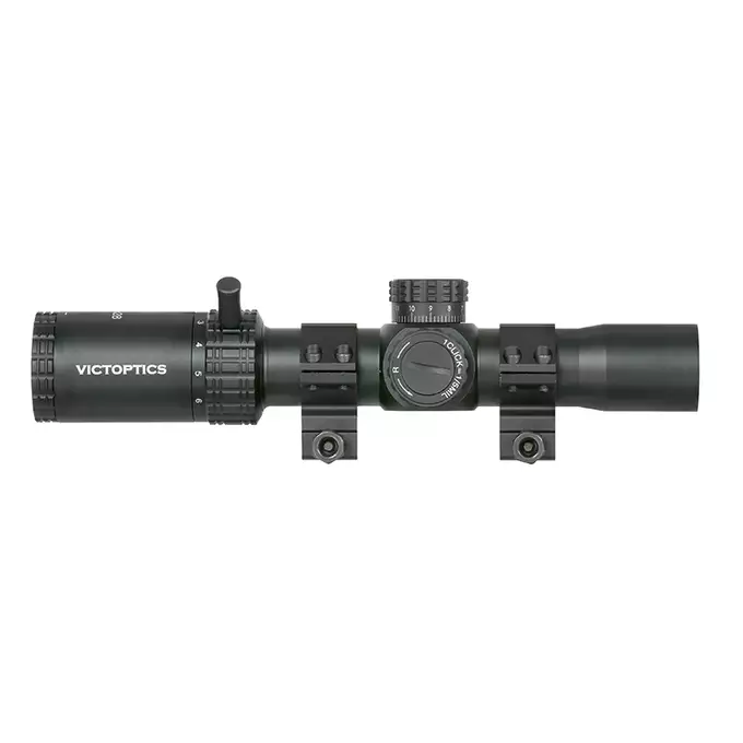 [Zestaw] EC-202 replika ciężkiego karabinu szturmowego - Black [E&amp;C] + Luneta Biegowa S4 1.5-6X28 VICTOPTICS [Vector Optics]