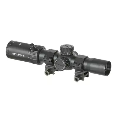 [Zestaw] EC-202 replika ciężkiego karabinu szturmowego - Black [E&amp;C] + Luneta Biegowa S4 1.5-6X28 VICTOPTICS [Vector Optics]