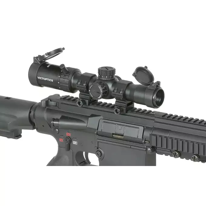 [Zestaw] EC-202 replika ciężkiego karabinu szturmowego - Black [E&amp;C] + Luneta Biegowa S4 1.5-6X28 VICTOPTICS [Vector Optics]