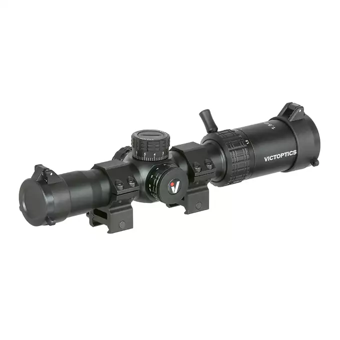 [Zestaw] EC-202 replika ciężkiego karabinu szturmowego - Black [E&amp;C] + Luneta Biegowa S4 1.5-6X28 VICTOPTICS [Vector Optics]