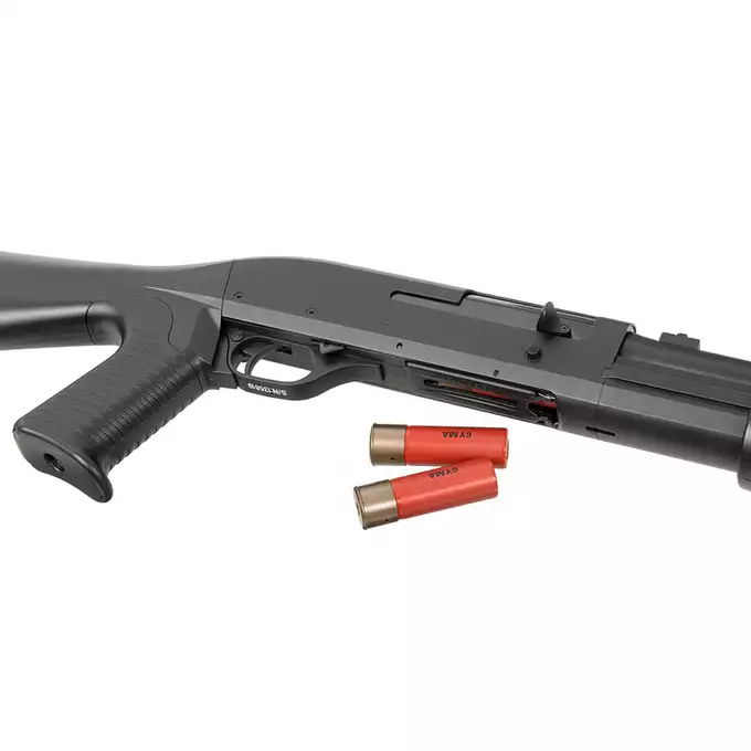 [Zestaw] CM.360M Full Metal [CYMA] + BBP TŁUMIK PODŚWIETLAJĄCY do Strzelby 22,5mm - [5KU] + Perfect BB Fosforescencyjne kulki 0,20g - 1 kg [BLS]