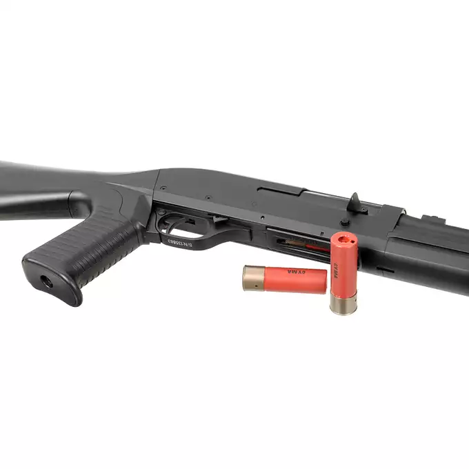 [Zestaw] CM.360M Full Metal [CYMA] + BBP TŁUMIK PODŚWIETLAJĄCY do Strzelby 22,5mm - [5KU] + Perfect BB Fosforescencyjne kulki 0,20g - 1 kg [BLS]