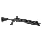 [Zestaw] Strzelba M8874 (Zasilana Green Gazem) - Black [Golden Eagle] + BBP TŁUMIK PODŚWIETLAJĄCY do Strzelby 24mm - [5KU] + Perfect BB Fosforescencyjne kulki 0,20g - 1 kg [BLS]