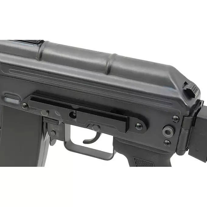 [Zestaw] A.W.S.S. Wei Tech-AK74UN GBB TYPE with open bolt system - black [WE] + Magazynek na green gaz do replik AK74 - Black [WE]