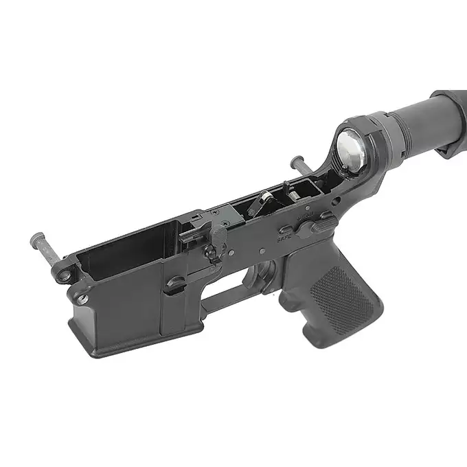 [Zestaw] WE-M4 CQB GBBR - black [WE] + Magazynek gazowy do WE-M4/SCR/4168 z systemem open bolt - black