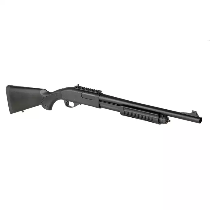 [Zestaw] Strzelba M8870 (Zasilana Green Gazem) - Black [Golden Eagle] + BBP TŁUMIK PODŚWIETLAJĄCY do Strzelby 24mm - [5KU] + Perfect BB Fosforescencyjne kulki 0,20g - 1 kg [BLS]
