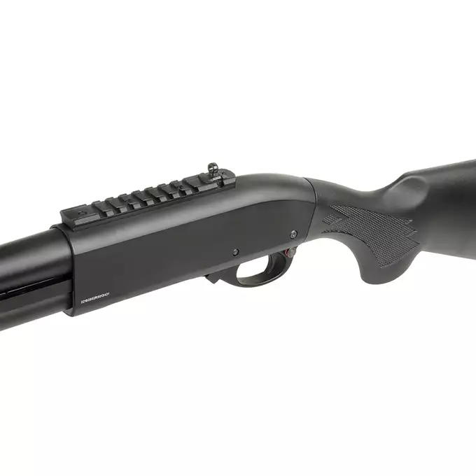 [Zestaw] Strzelba M8870 (Zasilana Green Gazem) - Black [Golden Eagle] + BBP TŁUMIK PODŚWIETLAJĄCY do Strzelby 24mm - [5KU] + Perfect BB Fosforescencyjne kulki 0,20g - 1 kg [BLS]