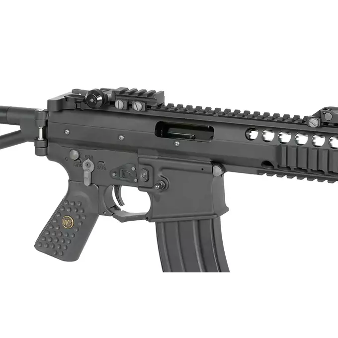 [Zestaw] WE-PDW GBBR - black [WE] + Magazynek gazowy do WE-M4/SCR/4168 z systemem open bolt - black