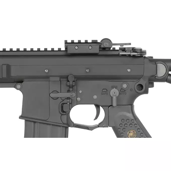 [Zestaw] WE-PDW GBBR - black [WE] + Magazynek gazowy do WE-M4/SCR/4168 z systemem open bolt - black