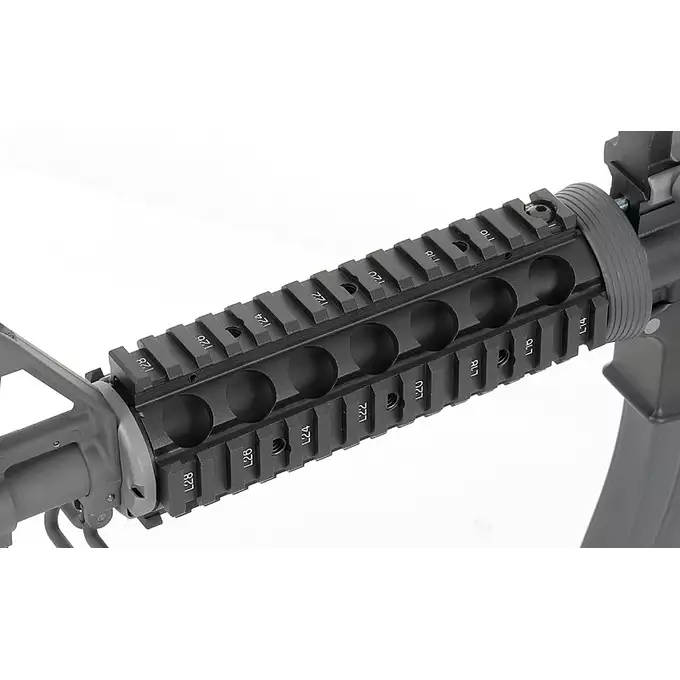 [Zestaw] WE-M4 CQB GBBR - black [WE] + Magazynek gazowy do WE-M4/SCR/4168 z systemem open bolt - black