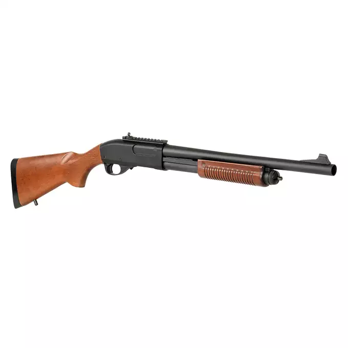 [Zestaw] Strzelba M8870 (Zasilana Green Gazem) - Real Wood [Golden Eagle] + BBP TŁUMIK PODŚWIETLAJĄCY do Strzelby 24mm - [5KU] + Perfect BB Fosforescencyjne kulki 0,20g - 1 kg [BLS]