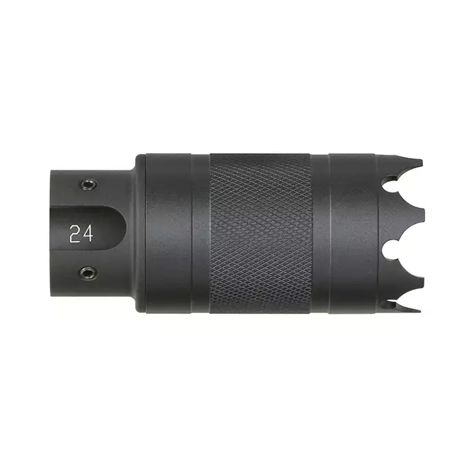 [Zestaw] Strzelba M8874 (Zasilana Green Gazem) - Black [Golden Eagle] + BBP TŁUMIK PODŚWIETLAJĄCY do Strzelby 24mm - [5KU] + Perfect BB Fosforescencyjne kulki 0,20g - 1 kg [BLS]