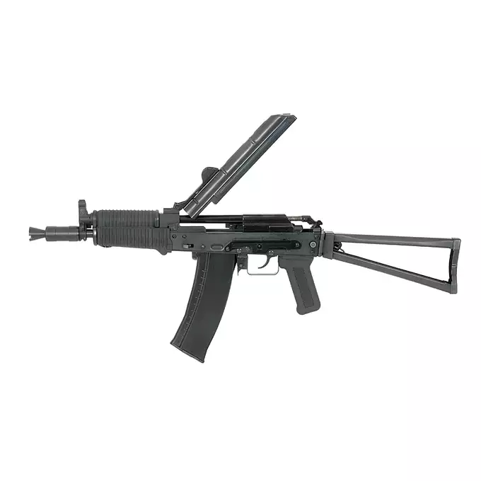 [Zestaw] A.W.S.S. Wei Tech-AK74UN GBB TYPE with open bolt system - black [WE] + Magazynek na green gaz do replik AK74 - Black [WE]