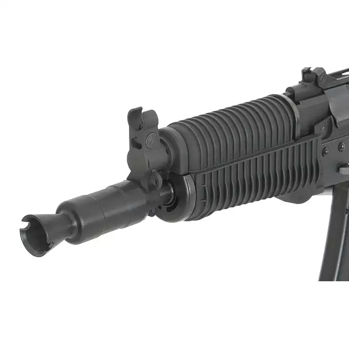 [Zestaw] A.W.S.S. Wei Tech-AK74UN GBB TYPE with open bolt system - black [WE] + Magazynek na green gaz do replik AK74 - Black [WE]