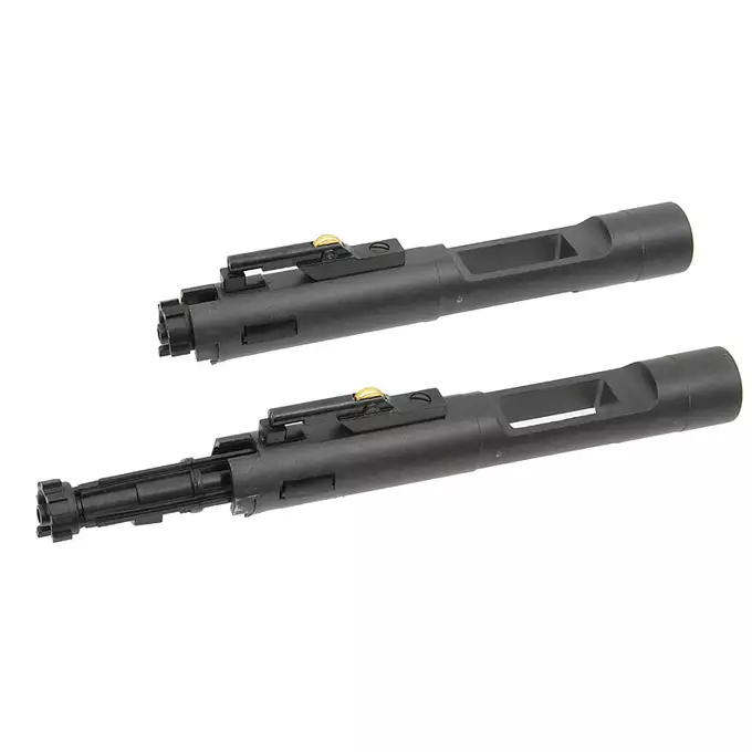[Zestaw] WE-M4 CQB GBBR - black [WE] + Magazynek gazowy do WE-M4/SCR/4168 z systemem open bolt - black