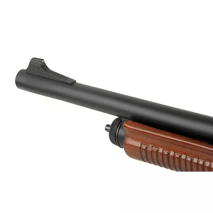[Zestaw] Strzelba M8870 (Zasilana Green Gazem) - Real Wood [Golden Eagle] + BBP TŁUMIK PODŚWIETLAJĄCY do Strzelby 24mm - [5KU] + Perfect BB Fosforescencyjne kulki 0,20g - 1 kg [BLS]