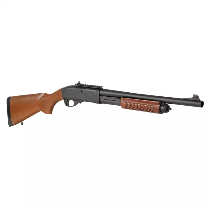[Zestaw] Strzelba M8870 (Zasilana Green Gazem) - Real Wood [Golden Eagle] + BBP TŁUMIK PODŚWIETLAJĄCY do Strzelby 24mm - [5KU] + Perfect BB Fosforescencyjne kulki 0,20g - 1 kg [BLS]