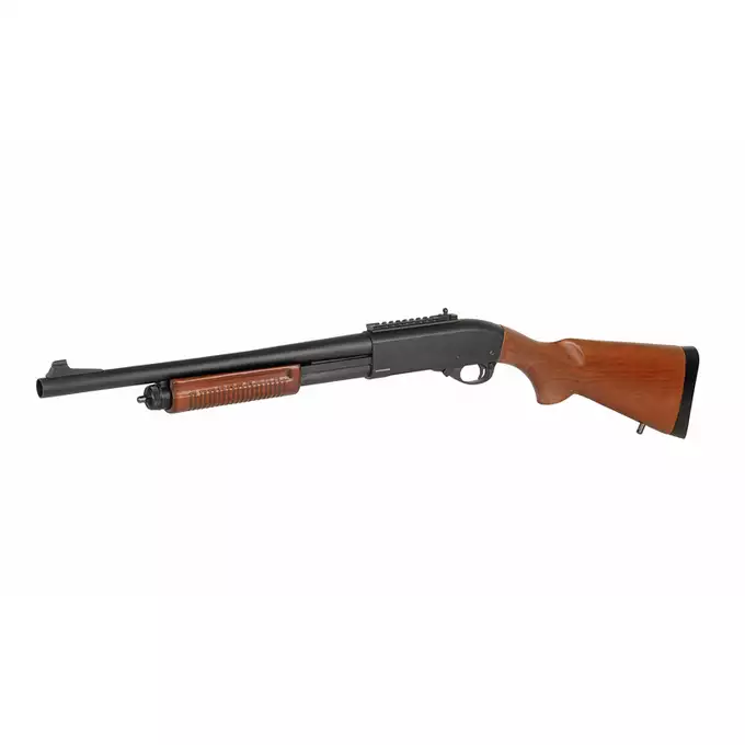 [Zestaw] Strzelba M8870 (Zasilana Green Gazem) - Real Wood [Golden Eagle] + BBP TŁUMIK PODŚWIETLAJĄCY do Strzelby 24mm - [5KU] + Perfect BB Fosforescencyjne kulki 0,20g - 1 kg [BLS]