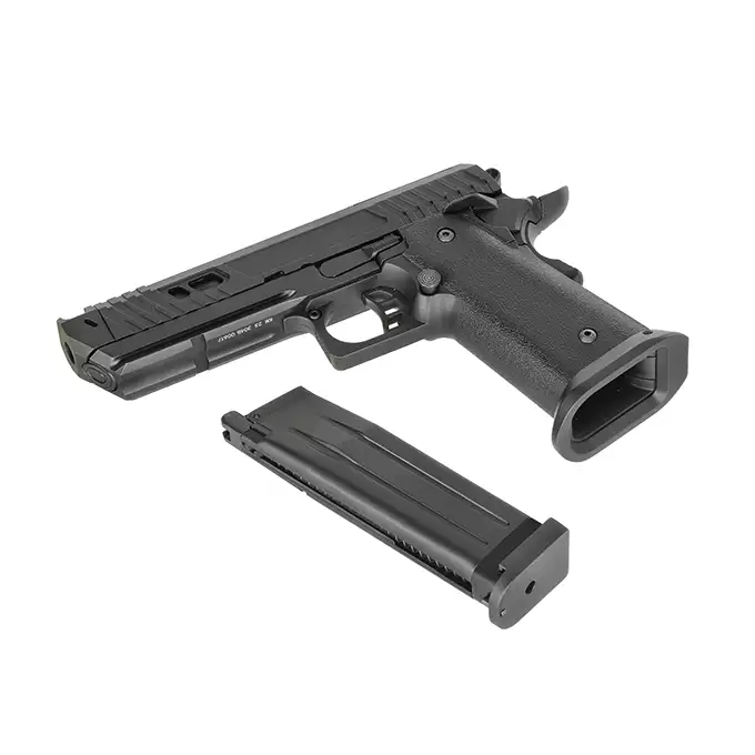 [Zestaw] Pistolet Airsoftowy 304B GBB (Optic Ready) [Double Bell] + 24-Kulkowy Magazynek na Green Gaz do Hi-capa [Double Bell]