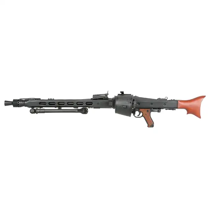 MG42 Full Metal AEG Machine Gun Replica - Real Wood [AGM]
