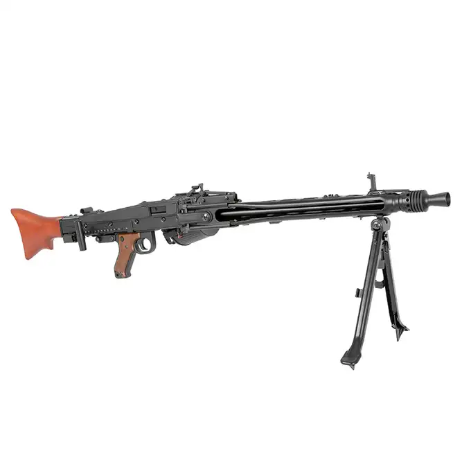 MG42 Full Metal AEG Machine Gun Replica - Real Wood [AGM]