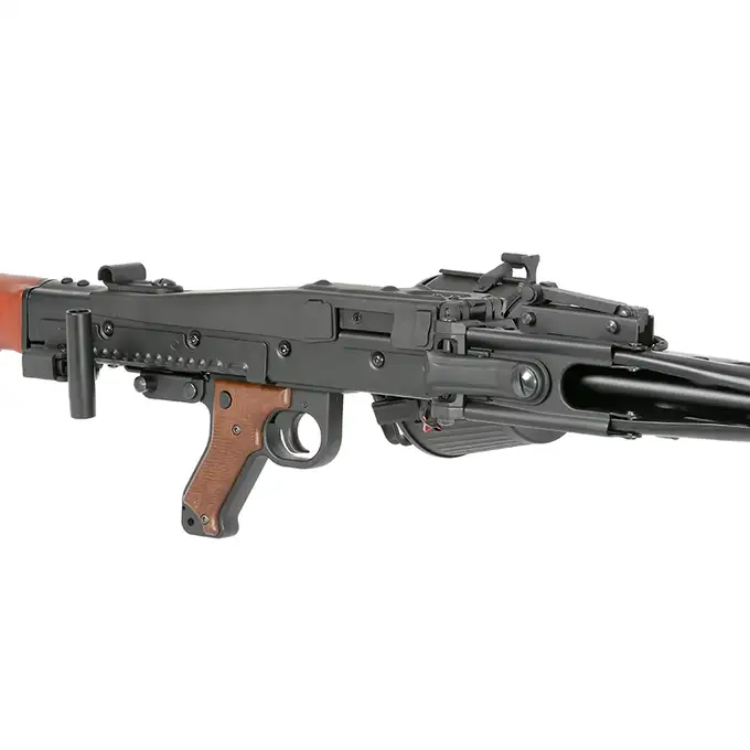 MG42 Full Metal AEG Machine Gun Replica - Real Wood [AGM]