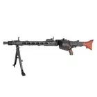 MG42 Full Metal AEG Machine Gun Replica - Real Wood [AGM]