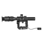 [Zestaw] Replika elektryczna karabinu wyborowego SWD - Real Wood [A&amp;K] + Celownik optyczny 4×24 do SWD/SWU [S&amp;T]