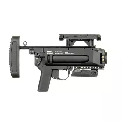 [Zestaw] Replika granatnika M320A1 - Black [S&amp;T] + Zestaw 3 granatów 40MM na 70 kulek [S&amp;T]