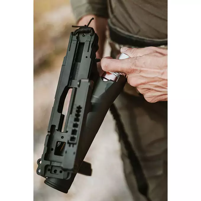 [Zestaw] Replika granatnika M320A1 - Black [S&amp;T] + Zestaw 3 granatów 40MM na 70 kulek [S&amp;T]