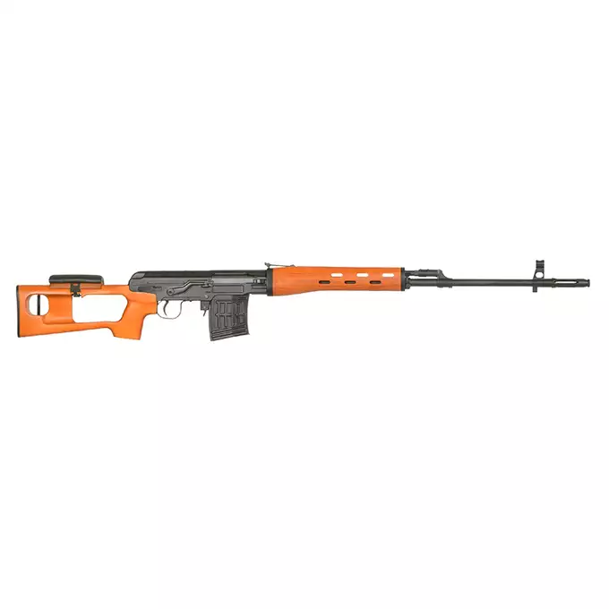 [Zestaw] Replika karabinu wyborowego SWD Spring (Real wood) [Snow Wolf] + Celownik optyczny 4×24 do SWD/SWU [S&amp;T]