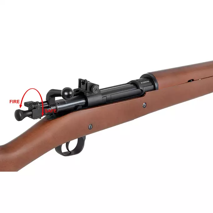 [Zestaw] Replika karabinu powtarzalnego M1903A3 - Real Wood [S&amp;T] + Montaż pod lunetę do karabinu M1903A3 [S&amp;T]