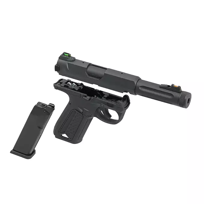 [Zestaw] Pistolet AAP-01 ASSASSIN - black [ACTIONARMY] + Magazynek do AAP-01 ASSASSIN [ACTIONARMY]