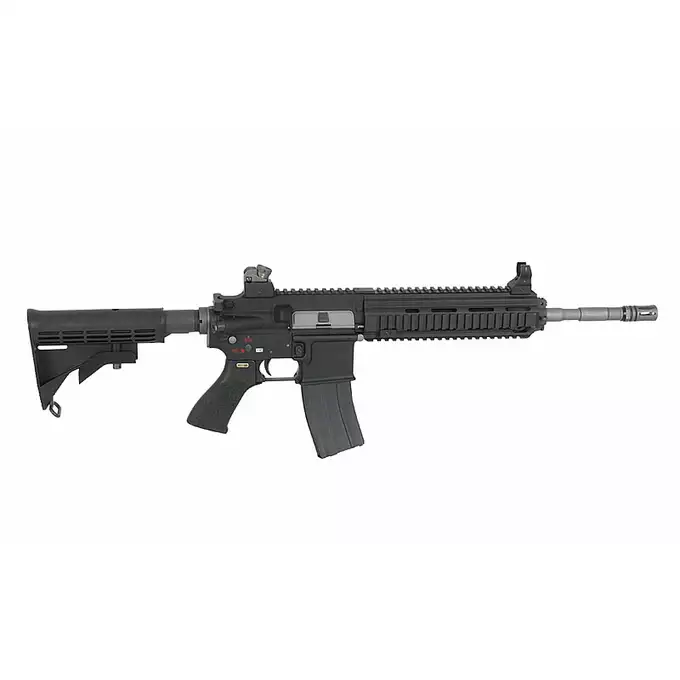 [Zestaw] WE-4168 GBBR - black [WE] + Magazynek gazowy do WE-M4/SCR/4168 z systemem open bolt - black