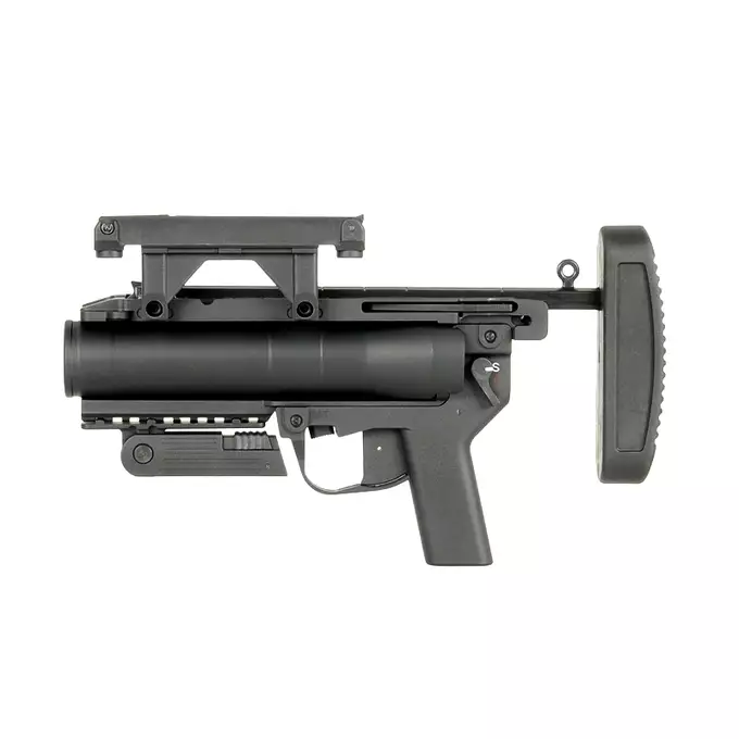 [Zestaw] Replika granatnika M320A1 - Black [S&amp;T] + Zestaw 3 granatów 40MM na 70 kulek [S&amp;T]