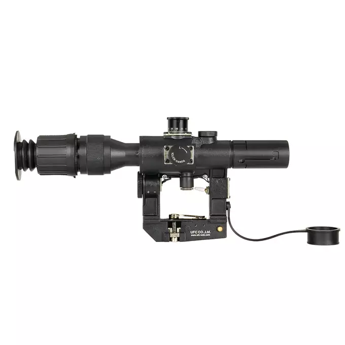 [Zestaw] Replika elektryczna karabinu wyborowego SWD - Real Wood [A&amp;K] + Celownik optyczny 4×24 do SWD/SWU [S&amp;T]