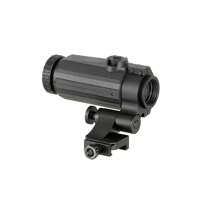 [Zestaw] Celownik kolimatorowy maverick-IV 1X20 - Coyote [Vector Optics] + Montaż 21mm pod kolimator Maverick [Vector Optics] + Powiększalnik Maverick Gen3 3x22 Magnifier MIL [Vector Optics]