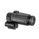 [Zestaw] Celownik Kolimatorowy Maverick 1x22 S-MIL - Black [Vector Optics] + Montaż 21mm pod kolimator Maverick [Vector Optics] + Powiększalnik Maverick Gen3 3x22 Magnifier MIL [Vector Optics]