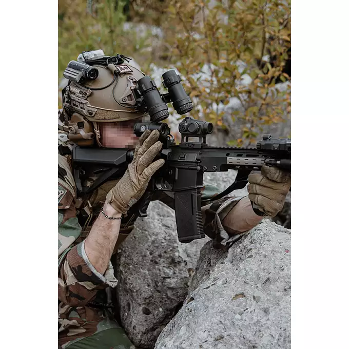[Zestaw] Celownik kolimatorowy Maverick Gen3 1x22 MIL - Black [Vector Optics] + Montaż 21mm pod kolimator Maverick [Vector Optics] + Powiększacz Maverick 3x26 [Vector Optics]