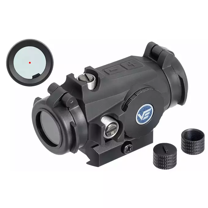 [Zestaw] Celownik kolimatorowy maverick-IV 1X20 - black [Vector Optics] + Montaż 21mm pod kolimator Maverick [Vector Optics] + Powiększalnik Maverick Gen3 3x22 Magnifier MIL [Vector Optics]