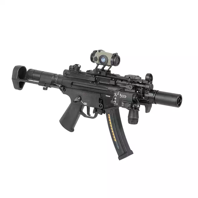 [Zestaw] Celownik kolimatorowy maverick-IV 1X20 - Coyote [Vector Optics] + Montaż 21mm pod kolimator Maverick [Vector Optics] + Powiększalnik Maverick Gen3 3x22 Magnifier MIL [Vector Optics]