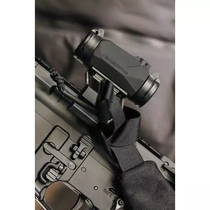 [Zestaw] Celownik kolimatorowy maverick-IV 1X20 - black [Vector Optics] + Montaż 21mm pod kolimator Maverick [Vector Optics] + Powiększalnik Maverick Gen3 3x22 Magnifier MIL [Vector Optics]