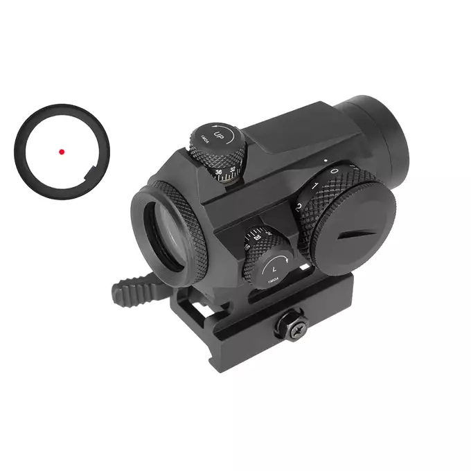 [Zestaw] Celownik kolimatorowy Maverick Gen2 1x22 - Black [Vector Optics] + Powiększalnik Maverick Gen3 3x22 Magnifier MIL [Vector Optics]