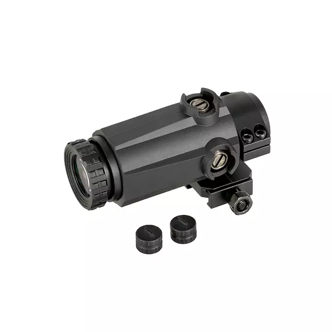 [Zestaw] Celownik kolimatorowy Maverick Gen3 1x22 MIL - Black [Vector Optics] + Montaż 21mm pod kolimator Maverick [Vector Optics] + Powiększalnik Maverick Gen3 3x22 Magnifier MIL [Vector Optics]
