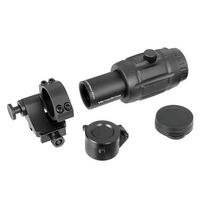 [Zestaw] Powiększacz Maverick 3x26 [Vector Optics] + Celownik kolimatorowy Maverick Gen2 1x22 - Black [Vector Optics]