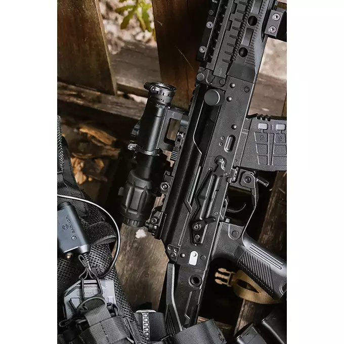 [Zestaw] Powiększacz Maverick 3x26 [Vector Optics] + Montaż 21mm pod kolimator Maverick [Vector Optics] + Celownik Kolimatorowy Maverick 1x22 S-MIL - Black [Vector Optics]