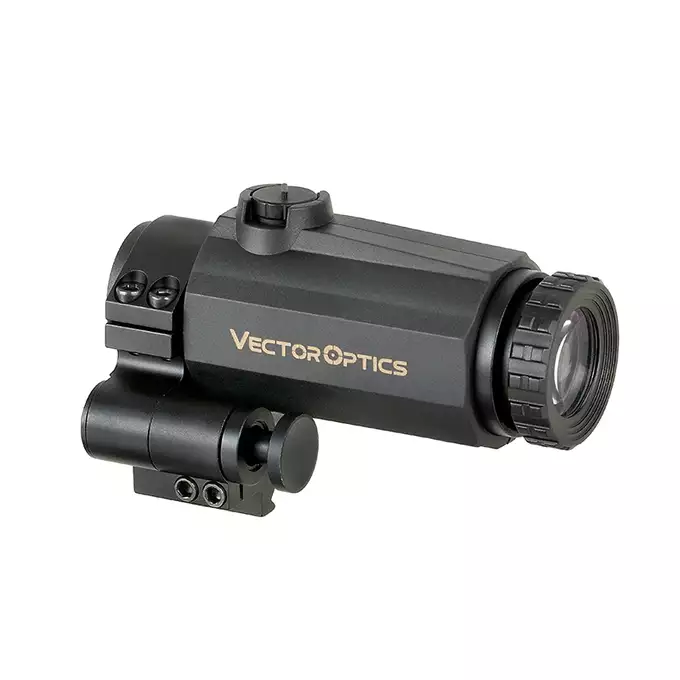 [Zestaw] Powiększalnik Maverick Gen3 3x22 Magnifier MIL [Vector Optics] + Montaż 21mm pod kolimator Maverick [Vector Optics] + Celownik kolimatorowy Maverick Gen3 1x22 MIL - Black [Vector Optics]